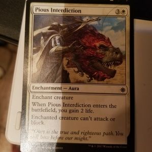 Pious interdiction magic card